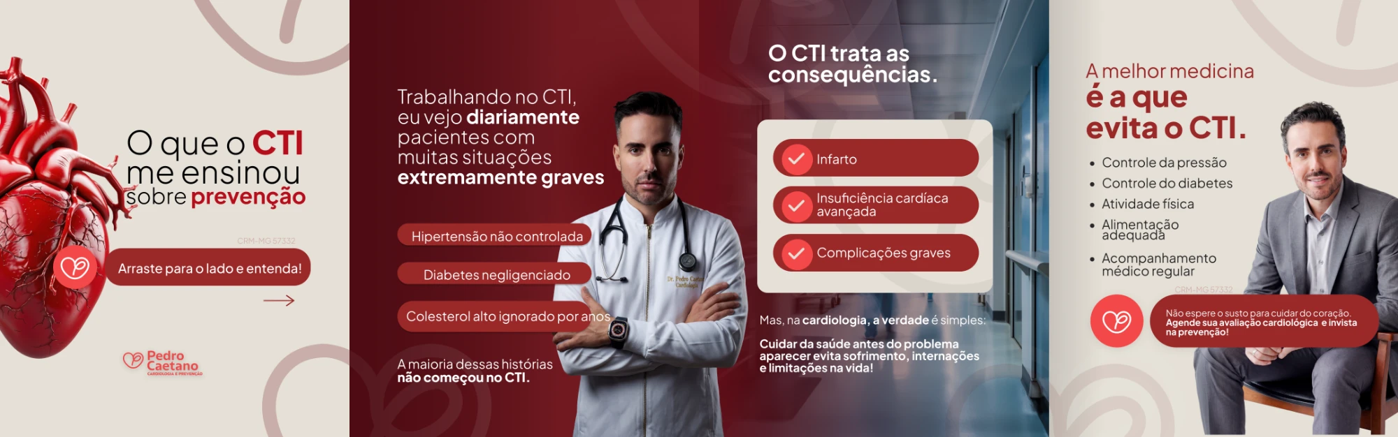 Dr. Pedro Caetano: carrossel 5, card 1 de 4